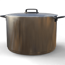 Cookware Aura pot large handles lid