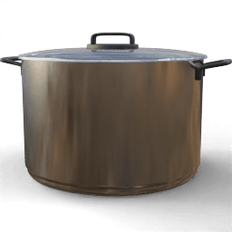 Cookware Aura pot medium handles lid