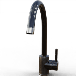 Faucet Single steel black