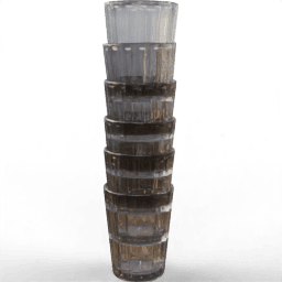 Drinkware Glass water B stacked