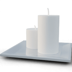 Candle Plate ceramic