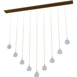 Lamp Ceiling hanging 9shade