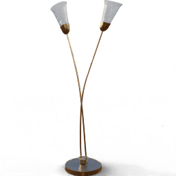 Lamp Standing 2shade upwards Calla