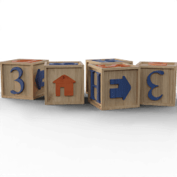 Toy ABC blocks