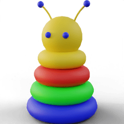 Toy Figure circles