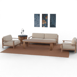 Living room Seating area Sunny