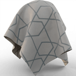 Fabric Bedding hex overlay