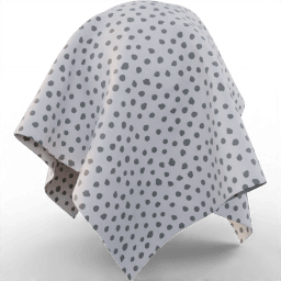 Fabric Bedding pattern dots