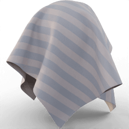 Fabric Bedding pattern stripes blue
