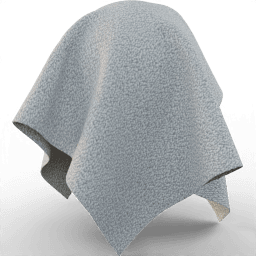 Fabric Towel white wrinkles
