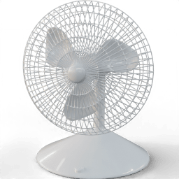 Fan Desk white