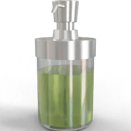 Soap dispenser Glass circular