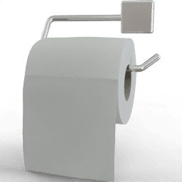 Toilet paper holder Metallic pipe A