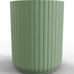 Toothbrush cup Amanda wavy