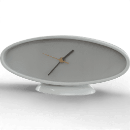 Clock Table elliptical