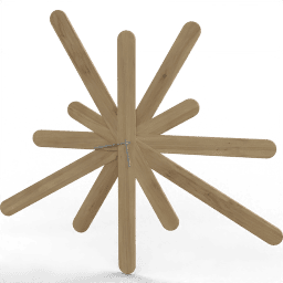Clock Wall sunburst