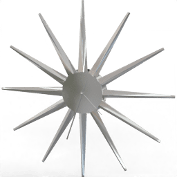 Clock Wall sunburst small