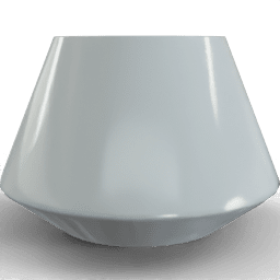 Pot Circular widening glazed