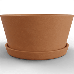 Pot Classic circular clay B