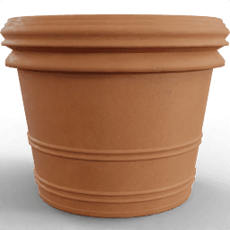 Pot Classic circular clay C