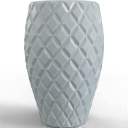 Pot Diamond pattern glazed