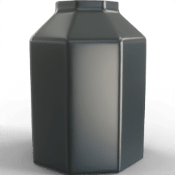 Pot Octagonal ceramic