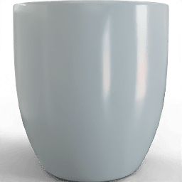 Pot Simple circular glazed