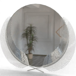 Mirror Palm leaf