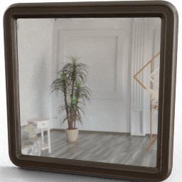Mirror Rectangular round corners groove A