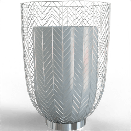 Basket Planter in geometric wire