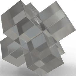 Sculpture Abstract cubes