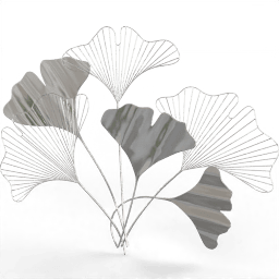 Sculpture Metal leaf wall