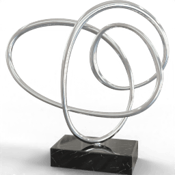 Sculpture Scribble brass