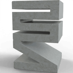 Sculpture Unfold travertine
