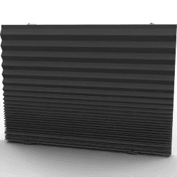 Blind Pleated Ava partialy open