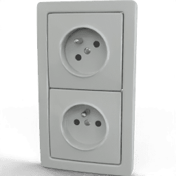 Plug Type E double vertical