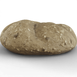 Pastry Bun cereal photoscanned