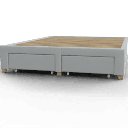 Bed Upholstered platform drawers