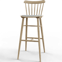 Chair Bar Ironica wooden