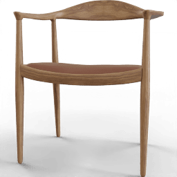 Chair Vintage wood leather