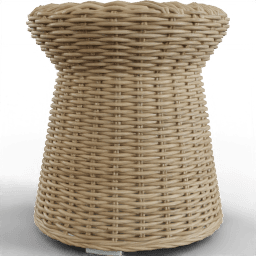 Chair Wicker side