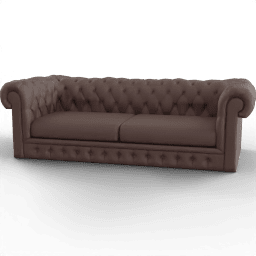 Sofa 2seat diamond pattern