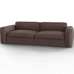 Sofa 2seat leather lunge