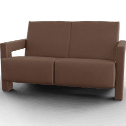 Sofa 2seat vintage leather