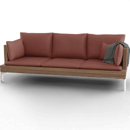 Sofa 3Seat Wooden A