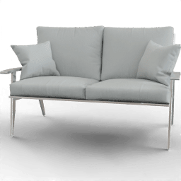 Sofa Metal outdoor loveseat