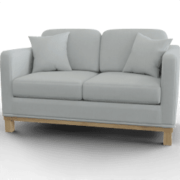 Sofa Upholstered wood base loveseat