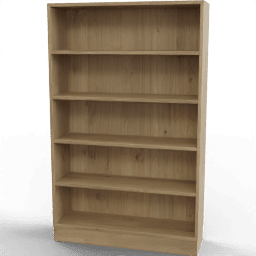 Bookshelf Basic wooden 5floors