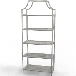 Bookshelf Metal frame pyramid