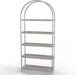 Bookshelf Metal frame round